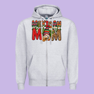 Mexican Mom Gnome Zipper Hoodie Designed By Zillion Design Studio