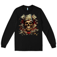 Black bad money Long Sleeve Tee - Unal Design