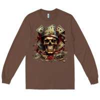 Chestnut bad money Long Sleeve Tee - Unal Design