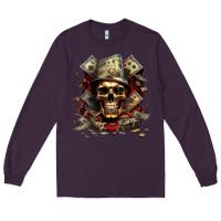 Plum bad money Long Sleeve Tee - Unal Design