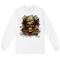 White bad money Long Sleeve Tee - Unal Design