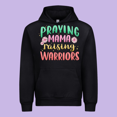 Prying Mama Raising Warriors Malia Urban Hoodie Designed By Maliassmallbusiness