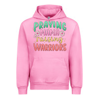 Fuchsia Pink prying mama raising warriors malia Urban Hoodie - MaliasSmallBusiness