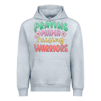 Heather Grey prying mama raising warriors malia Urban Hoodie - MaliasSmallBusiness