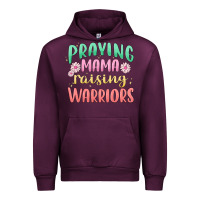Mauve Wine prying mama raising warriors malia Urban Hoodie - MaliasSmallBusiness