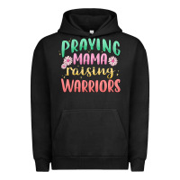 Pigment Black prying mama raising warriors malia Urban Hoodie - MaliasSmallBusiness