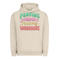 Pigment French Oak prying mama raising warriors malia Urban Hoodie - MaliasSmallBusiness
