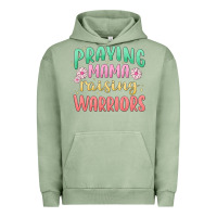 Pigment Oil Green prying mama raising warriors malia Urban Hoodie - MaliasSmallBusiness