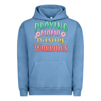 Pigment Pebble Blue prying mama raising warriors malia Urban Hoodie - MaliasSmallBusiness