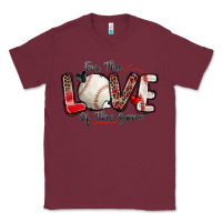 Burgundy for the love of the game baseball Classic Tee - Zillion Design Studio