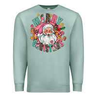 Seafoam merry christmas santa Premium Sweatshirt - AdoDesignShop