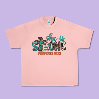 She Is Strong Urban Heavy Tee Designed By Artiststas
