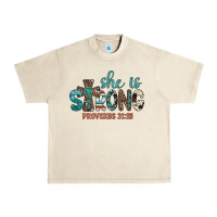 Sandshell she is strong Urban Heavy Tee - Artiststas