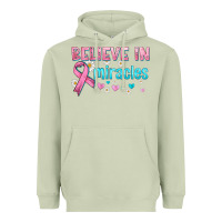 Matcha believe in miracles with ribbon Heavyweight Hoodie - HRA Design Shop