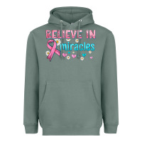 Sage believe in miracles with ribbon Heavyweight Hoodie - HRA Design Shop