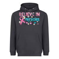 Smoke believe in miracles with ribbon Heavyweight Hoodie - HRA Design Shop