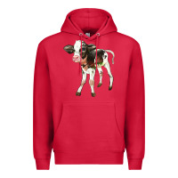 Cardinal Holstein Calf Premium Hoodie - LillyAllenDesigns