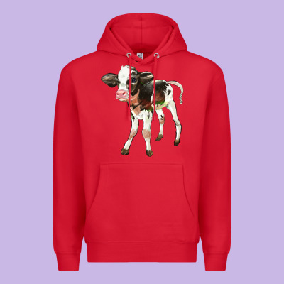 Holstein Calf Premium Hoodie Designed By Lillyallendesigns