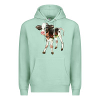 Seafoam Holstein Calf Premium Hoodie - LillyAllenDesigns