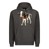 Smoke Holstein Calf Premium Hoodie - LillyAllenDesigns