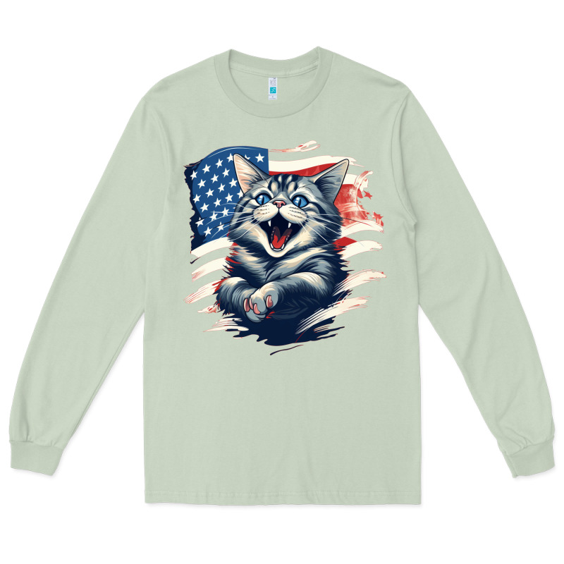 Cat1 Long Sleeve Tee by Unal Design | Teevron