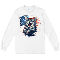 White cat1 Long Sleeve Tee - Unal Design