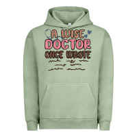 Pigment Oil Green a wise doctor once said Urban Hoodie - MaliasSmallBusiness