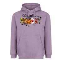Lavender Let's Get Spooky Heavyweight Hoodie - CowhideDigitalArt
