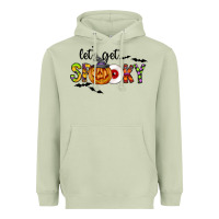 Matcha Let's Get Spooky Heavyweight Hoodie - CowhideDigitalArt