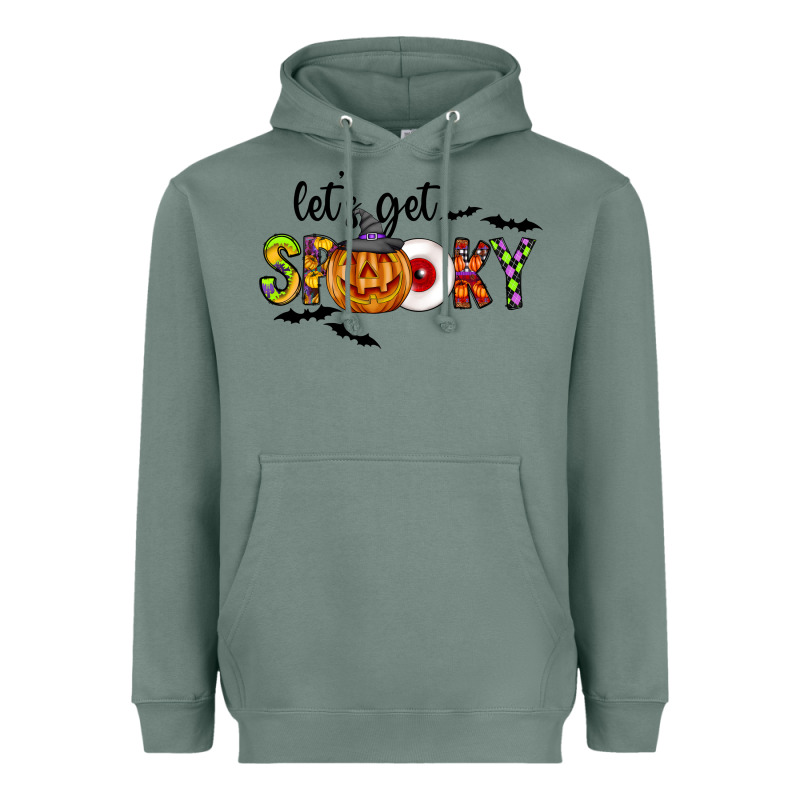 Let's Get Spooky Heavyweight Hoodie by CowhideDigitalArt | Teevron
