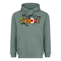 Sage Let's Get Spooky Heavyweight Hoodie - CowhideDigitalArt