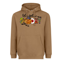 Toasted Coconut Let's Get Spooky Heavyweight Hoodie - CowhideDigitalArt