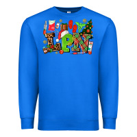True Royal lpn christmas nurse with Premium Sweatshirt - AdoDesignShop