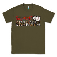 Army Green baseball grandma with leopard Classic Tee - texasbilliewilder