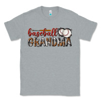 Heather Grey baseball grandma with leopard Classic Tee - texasbilliewilder