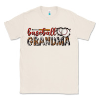 Natural baseball grandma with leopard Classic Tee - texasbilliewilder