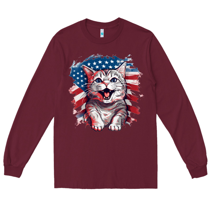 Cat2 Long Sleeve Tee by Unal Design | Teevron