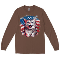 Chestnut cat2 Long Sleeve Tee - Unal Design