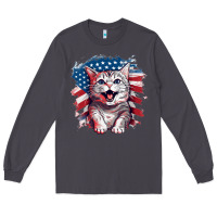 Smoke cat2 Long Sleeve Tee - Unal Design