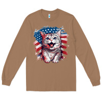 Toasted Coconut cat2 Long Sleeve Tee - Unal Design