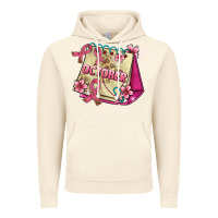Vintage Artic pink cancer ribbon and october calendar Vintage Hoodie - AdoDesignShop