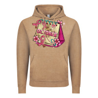 Vintage Coffee pink cancer ribbon and october calendar Vintage Hoodie - AdoDesignShop