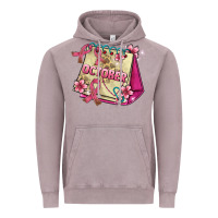 Vintage Zinc pink cancer ribbon and october calendar Vintage Hoodie - AdoDesignShop