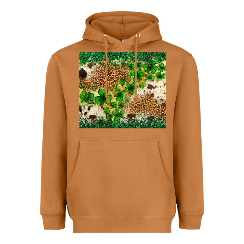 St. Patrick's Day Shamrock Tumbler St. Patricks Heavyweight Hoodie by Neo Western | Teevron