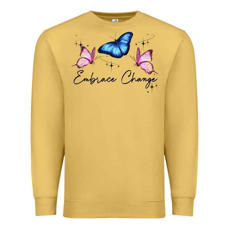 Embrace Change Premium Sweatshirt by JahusDesignShop | Teevron