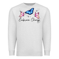 Oatmeal Heather embrace change Premium Sweatshirt - JahusDesignShop