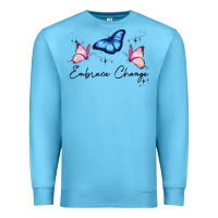 Ocean Blue embrace change Premium Sweatshirt - JahusDesignShop
