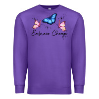 Purple embrace change Premium Sweatshirt - JahusDesignShop