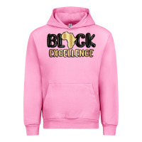 Fuchsia Pink black excellence Urban Hoodie - MaliasSmallBusiness