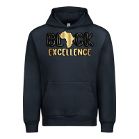Navy black excellence Urban Hoodie - MaliasSmallBusiness